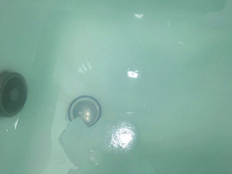 風呂釜洗浄ジャバでお湯の濁り