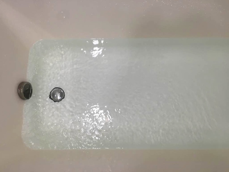 風呂釜洗浄ジャバすすぎ